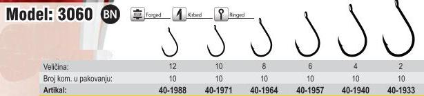 Háčiky Fil Fishing Filex 3060 veľ. 10