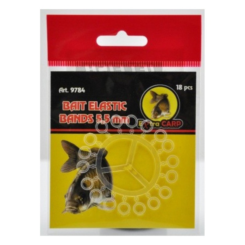 Bait Elastic Bands Extra Carp 18ks 5,5mm