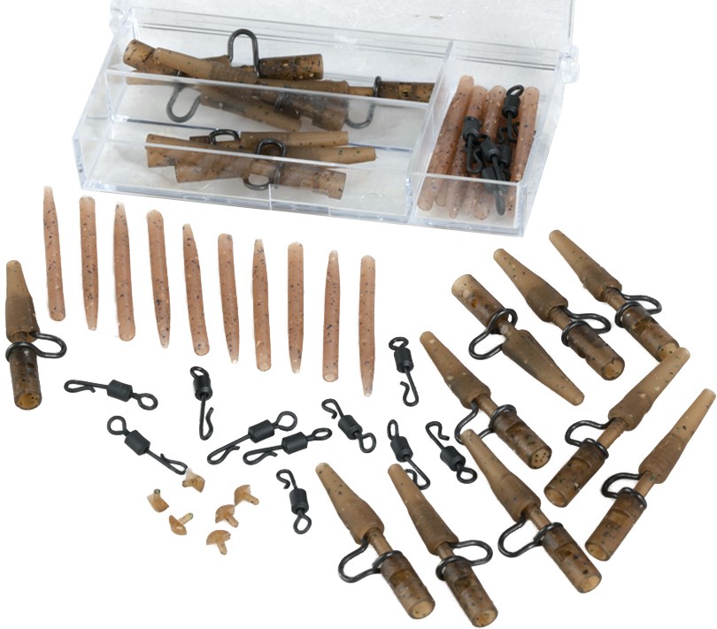 Sada klipov Extra Carp Camou Heavy Lead Clip Box /10ks