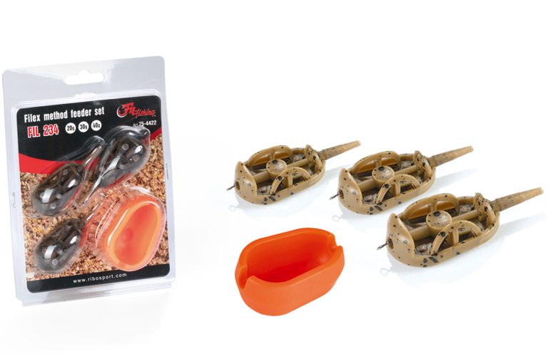 SET 3x krmítko + plnička Fil Fishing Filex Method Feeder SET FIL 234