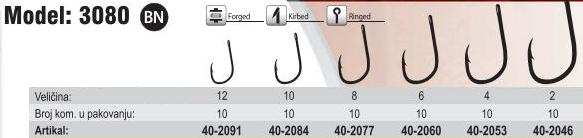 Háčiky Fil Fishing Filex 3080 veľ. 10