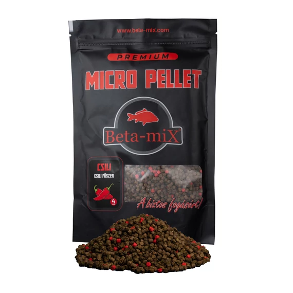 Premium Mikropelety Beta-mix Chilli 800g 2mm