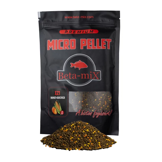 Premium Mikropelety Beta-mix X-21 Mango-Kukurica 800g 2mm