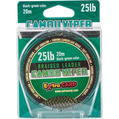 Šnúrka Extra Carp Camou Viper 20m 35lb