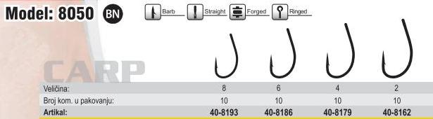 Háčiky Fil Fishing Filex 8050 veľ. 2