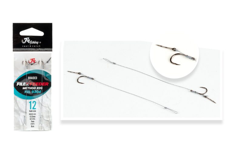 Hotový nádväzec Fil Fishing Filex Method Rig braided HOOK /2ks veľ. 10